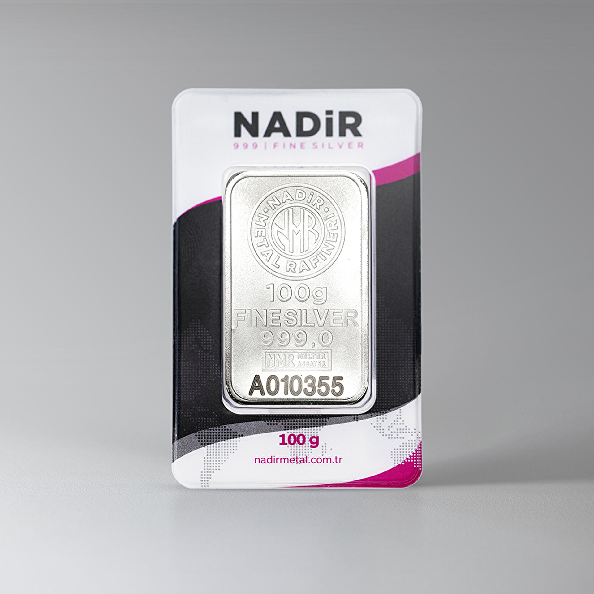 NadirGold 100 Gr Gümüş Külçe - 1