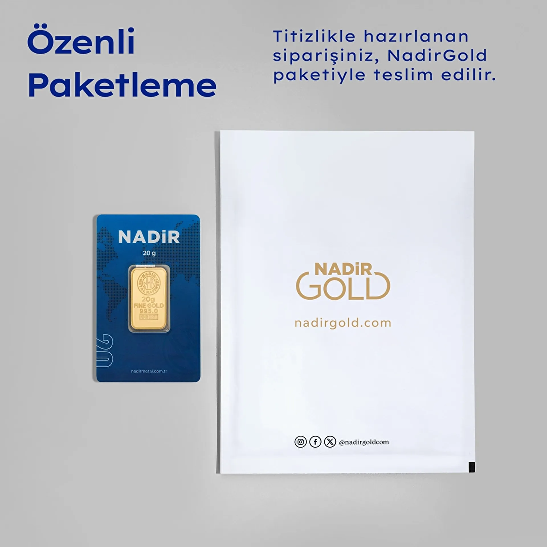 NadirGold 20 Gr Külçe Altın - 4