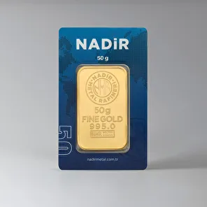 NadirGold 50 Gr Külçe Altın - 1