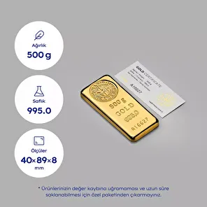 NadirGold 500 Gr Külçe Altın - 2
