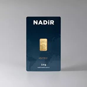 NadirGold 2‚5 Gr Külçe Altın 999.9 - 1