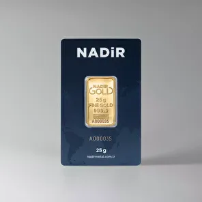 NadirGold 25 Gr Külçe Altın 999.9 - 1