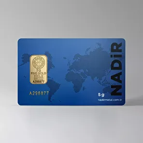 NadirGold 5 Gr Külçe Altın - 1
