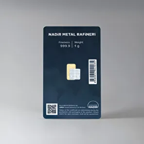 NadirGold 1 Gr Külçe Altın 999.9 - 2
