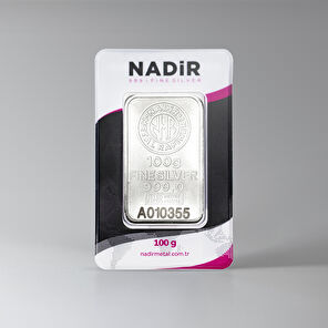 NadirGold 100 Gr Gümüş Külçe - 1