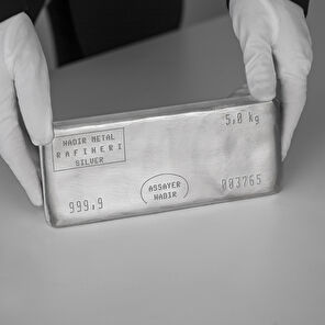 NadirGold 5 Kg 999‚9 Gümüş Külçe - 1