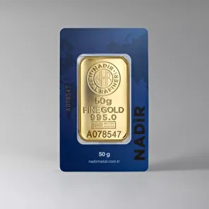 NadirGold 50 Gr Külçe Altın - 1