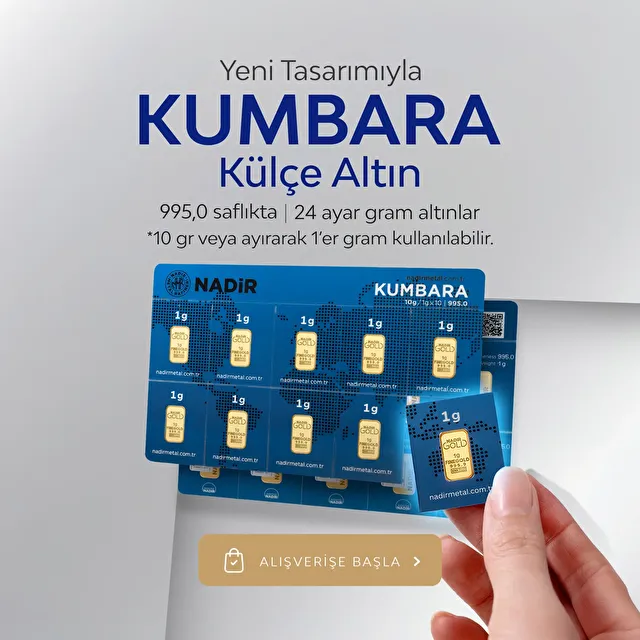 Kumbara külçe altın