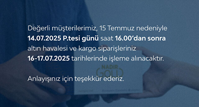 Aynı Gün Ücretsiz Kargo