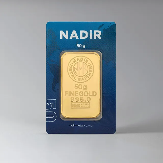 NadirGold 50 Gr Külçe Altın - 1