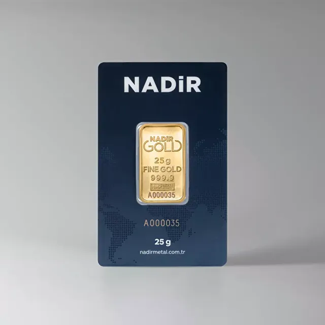 NadirGold 25 Gr Külçe Altın 999.9 - 1